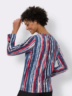 Langarmshirt mit Krempelärmel