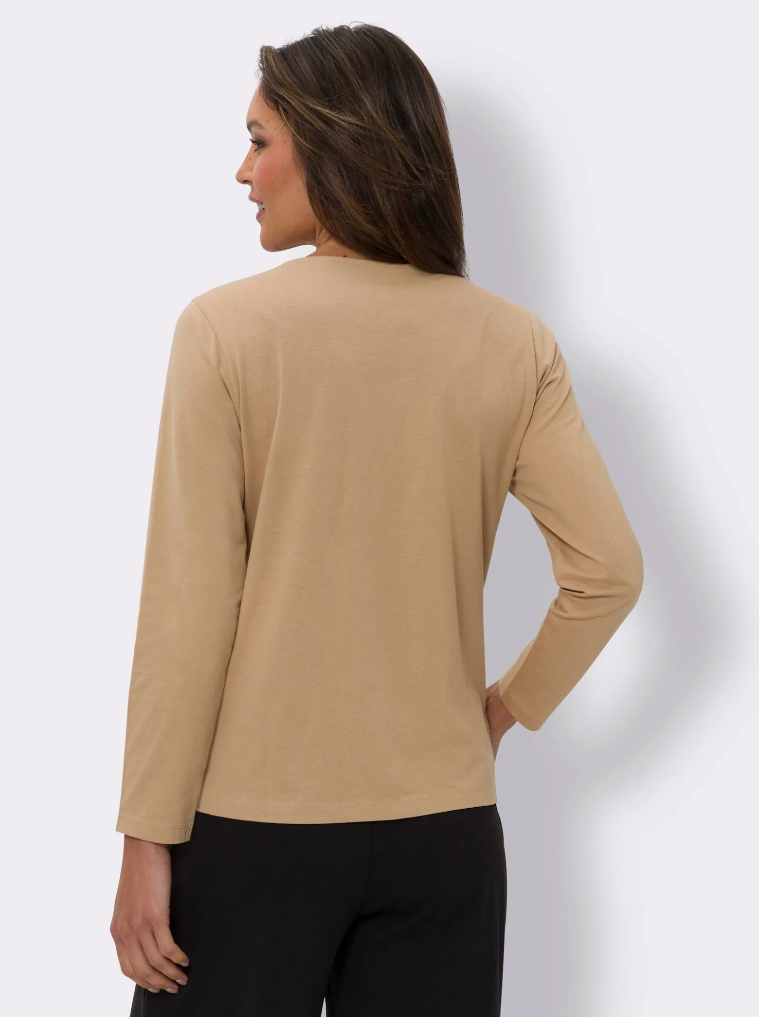 Langarmshirt mit Leo-Druck