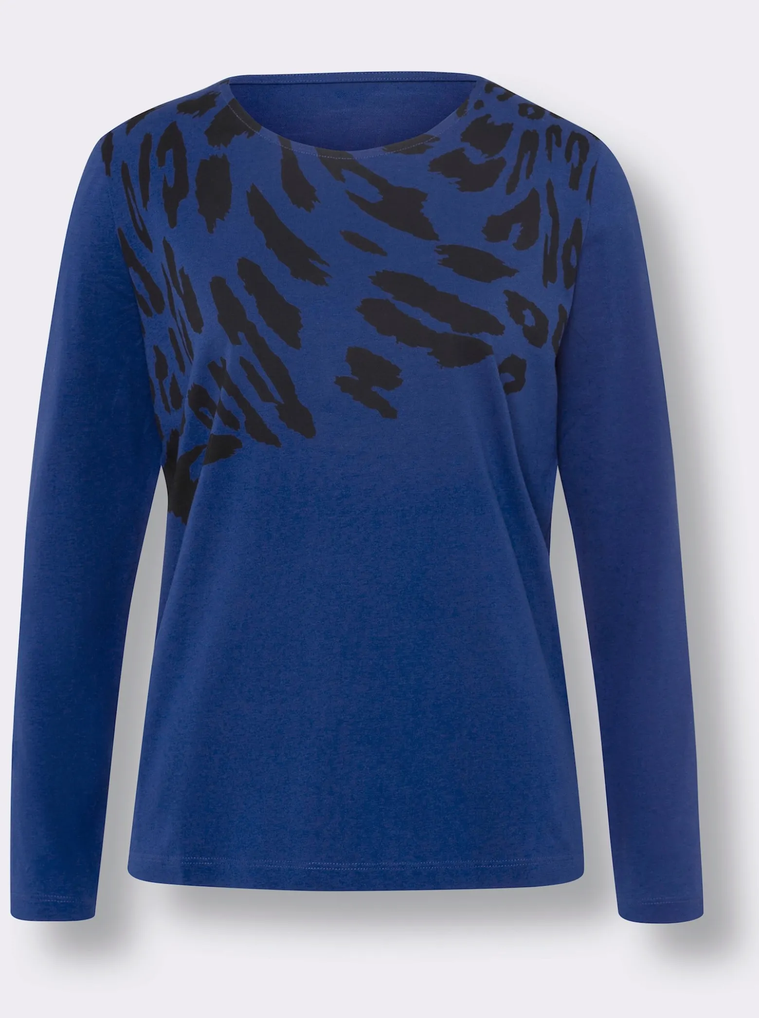 Langarmshirt mit Leo-Druck