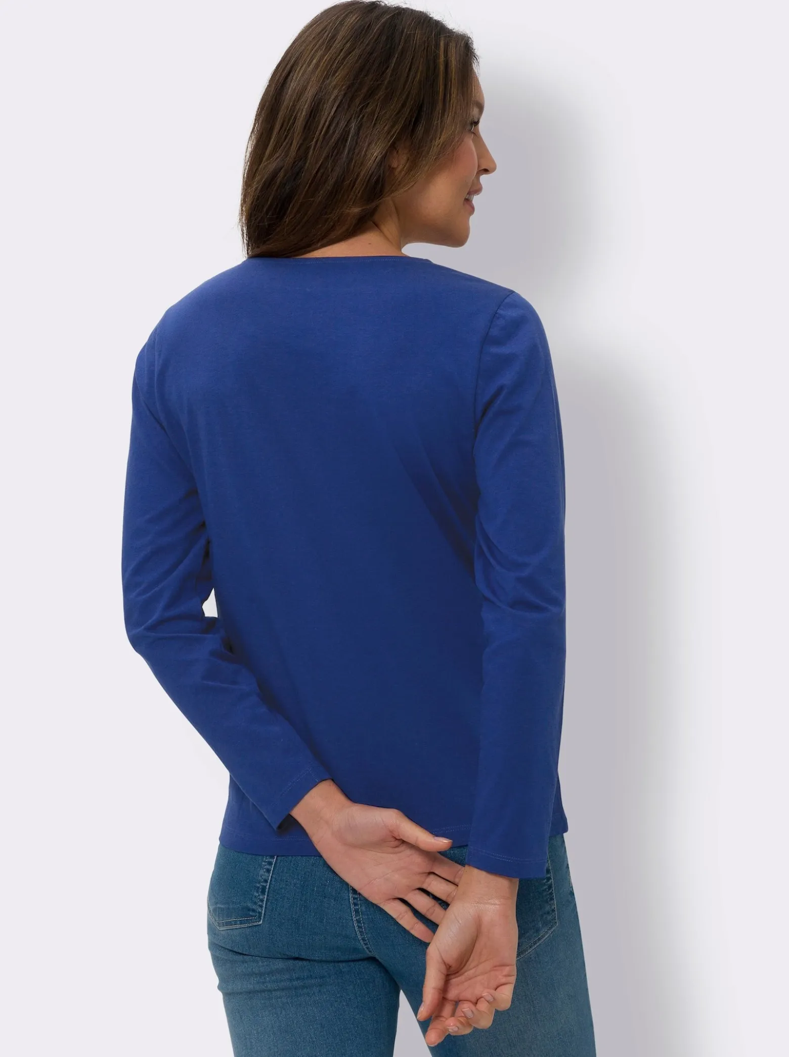 Langarmshirt mit Leo-Druck