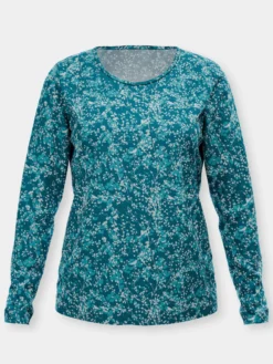 Langarmshirt mit Millefleur-Druck