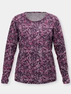 Langarmshirt mit Millefleur-Druck