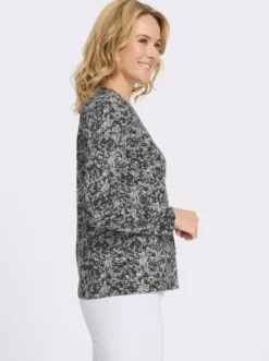 Langarmshirt mit Millefleur-Druck