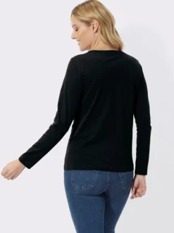 Langarmshirt mit Ornament-Druck