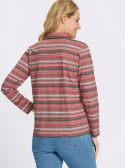 Langarmshirt mit Polokragen