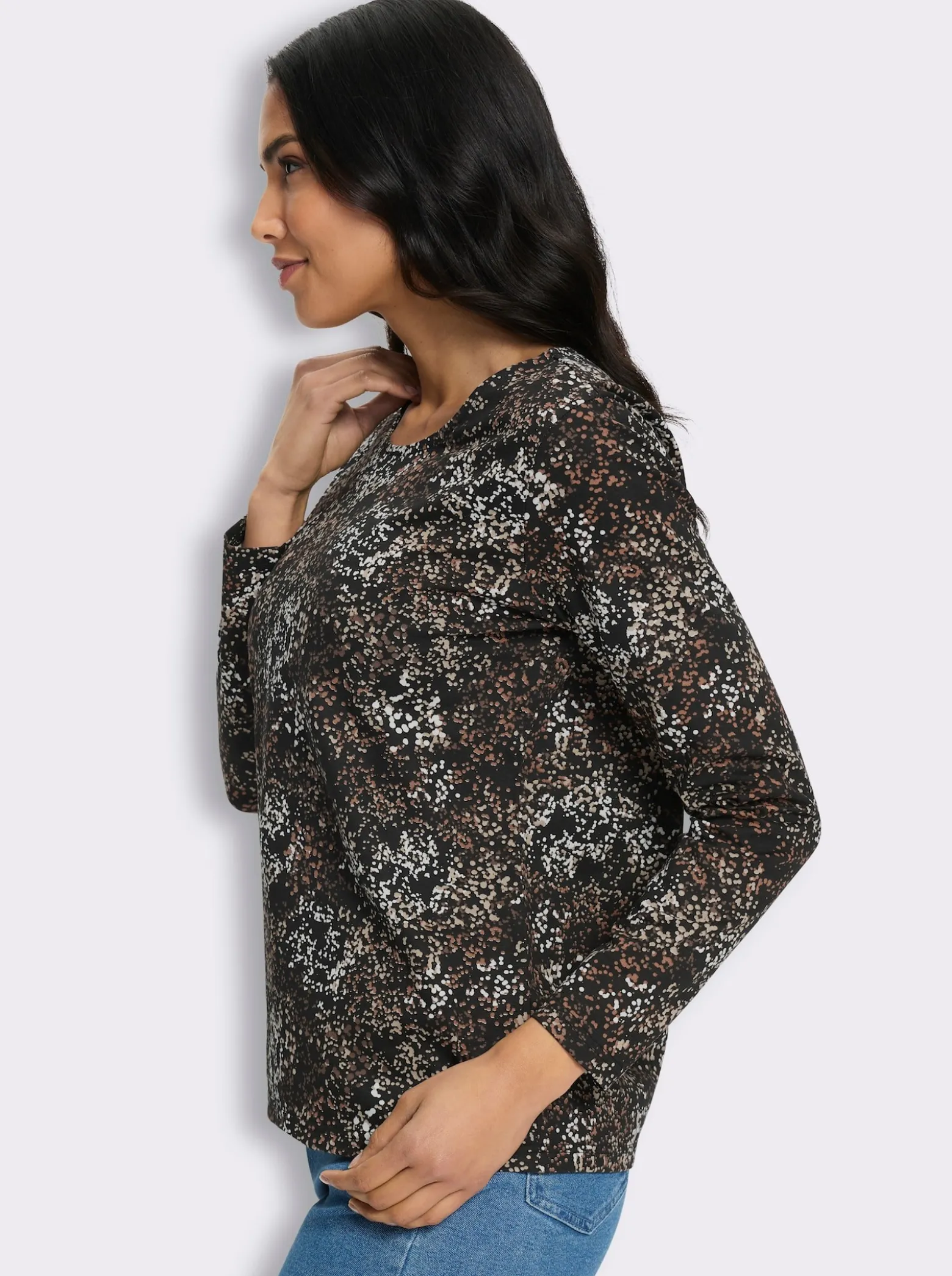 Langarmshirt mit Print