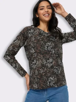 Langarmshirt mit Print