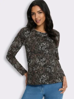 Langarmshirt mit Print