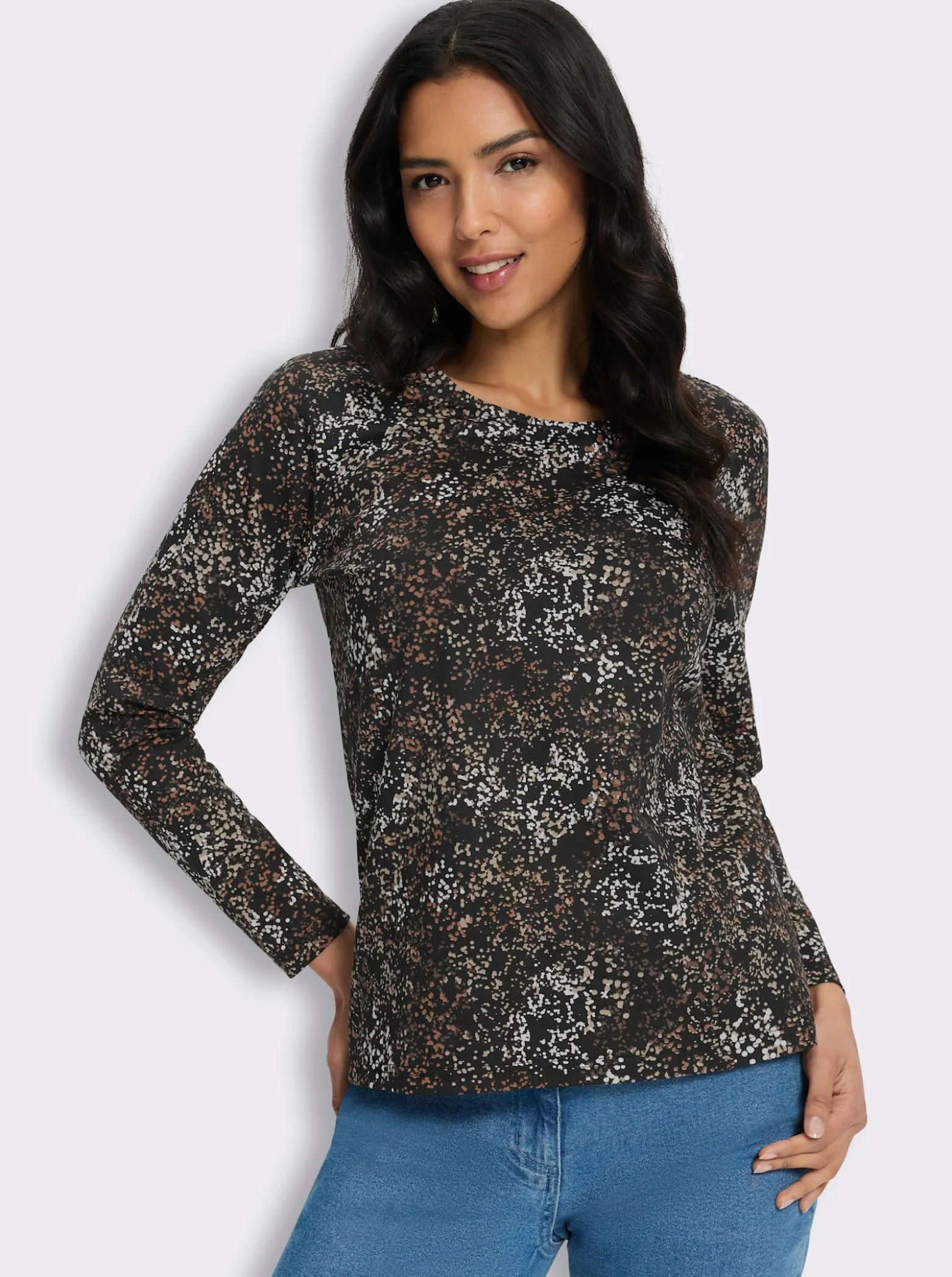 Langarmshirt mit Print
