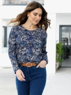 Langarmshirt mit Print