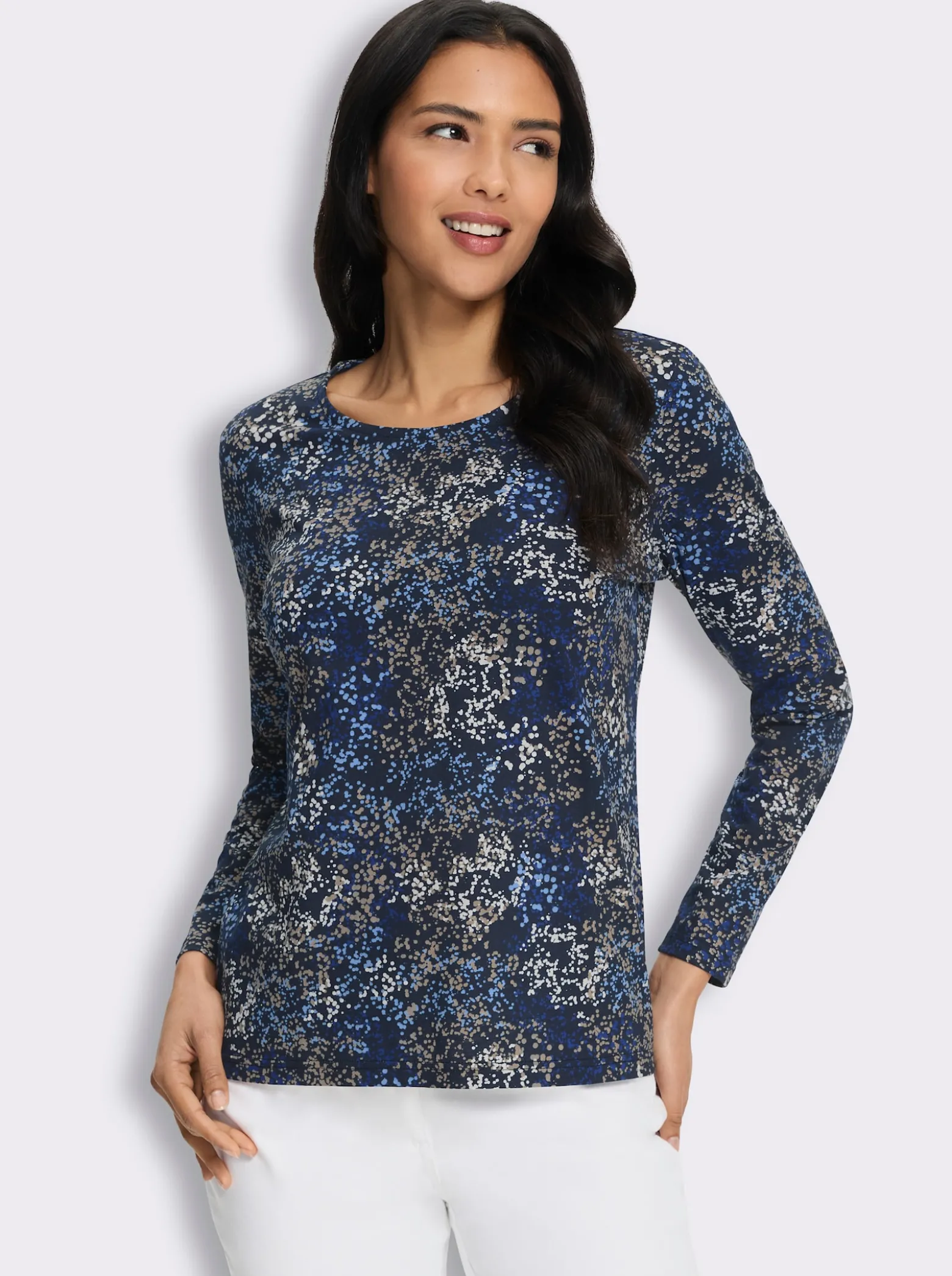 Langarmshirt mit Print