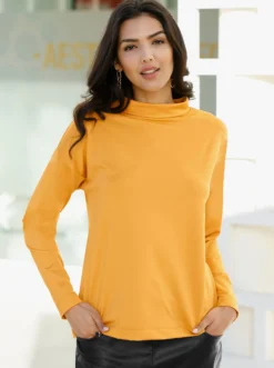 Langarmshirt mit Rückenschlitz