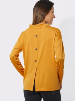 Langarmshirt mit Rückenschlitz