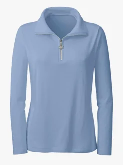 Langarmshirt mit Schneeflocken-Anhänger