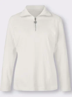 Langarmshirt mit Schneeflocken-Anhänger