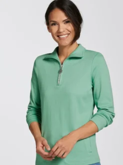 Langarmshirt mit Schneeflocken-Anhänger