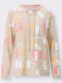 Langarmshirt mit Seitenschlitzen