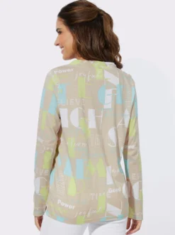 Langarmshirt mit Seitenschlitzen