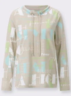 Langarmshirt mit Seitenschlitzen