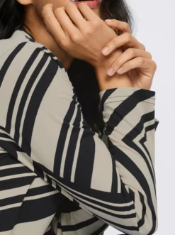 Langarmshirt mit Streifenmuster