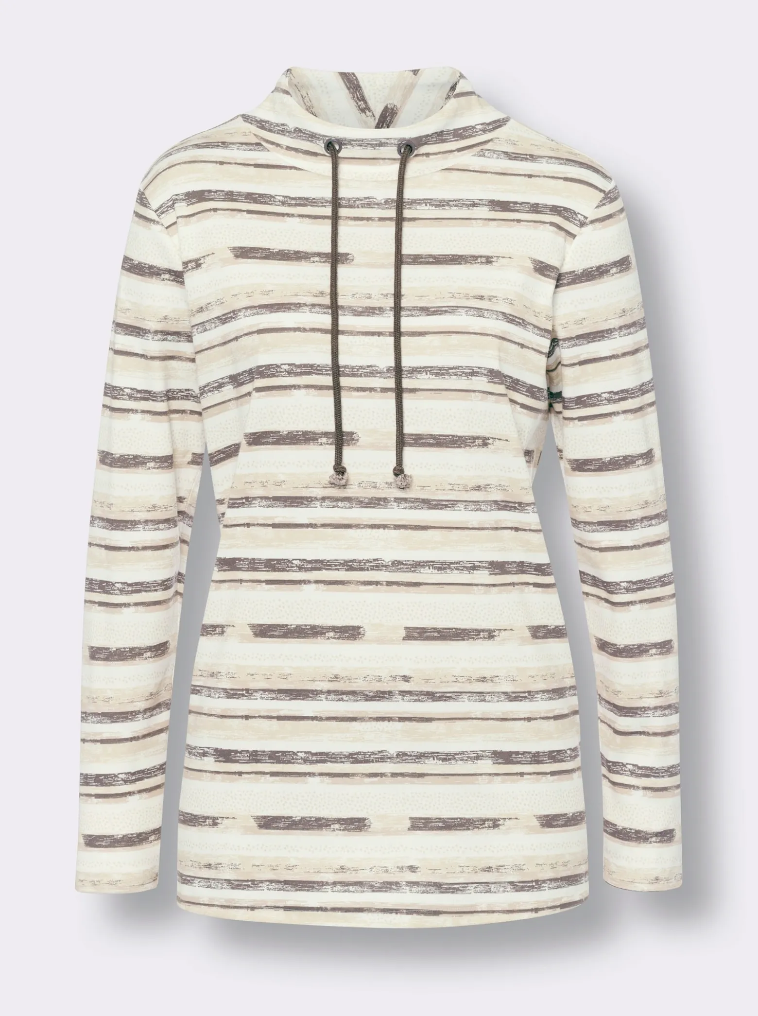 Langarmshirt mit Streifenmuster