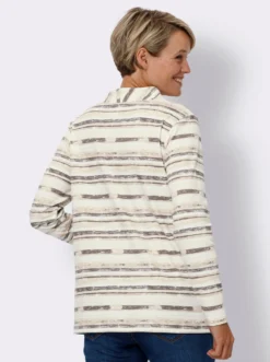 Langarmshirt mit Streifenmuster