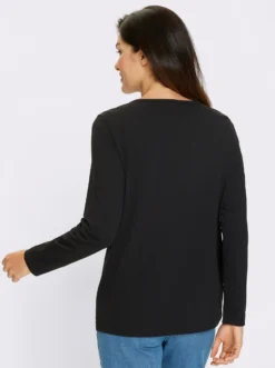 Langarmshirt mit Weihnachts-Motiv