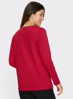 Langarmshirt mit Weihnachts-Motiv