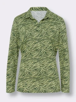 Langarmshirt mit Zebra-Druck