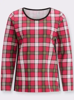 Langarmshirt mit Zierband