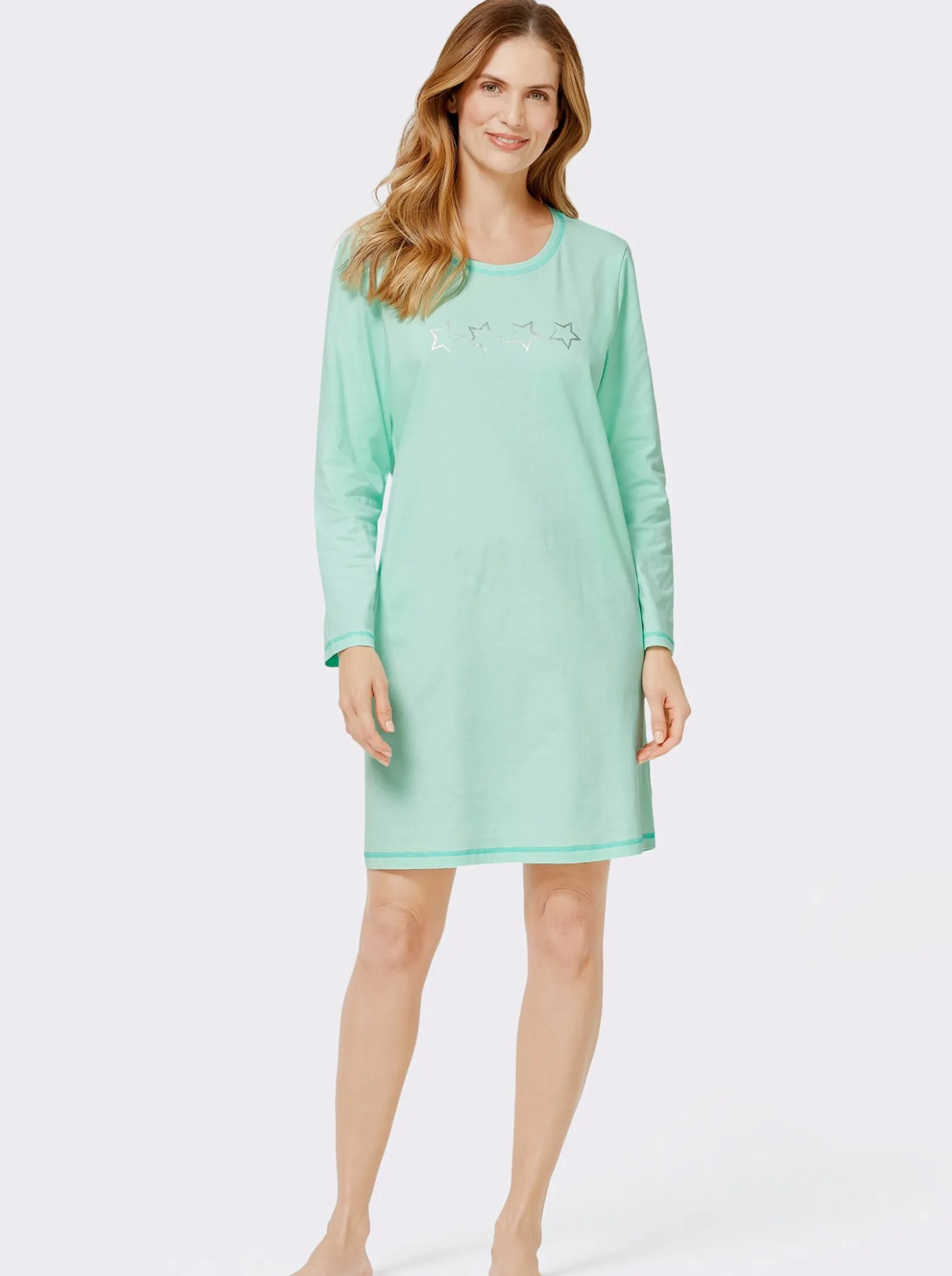 Langarm Sleepshirts
