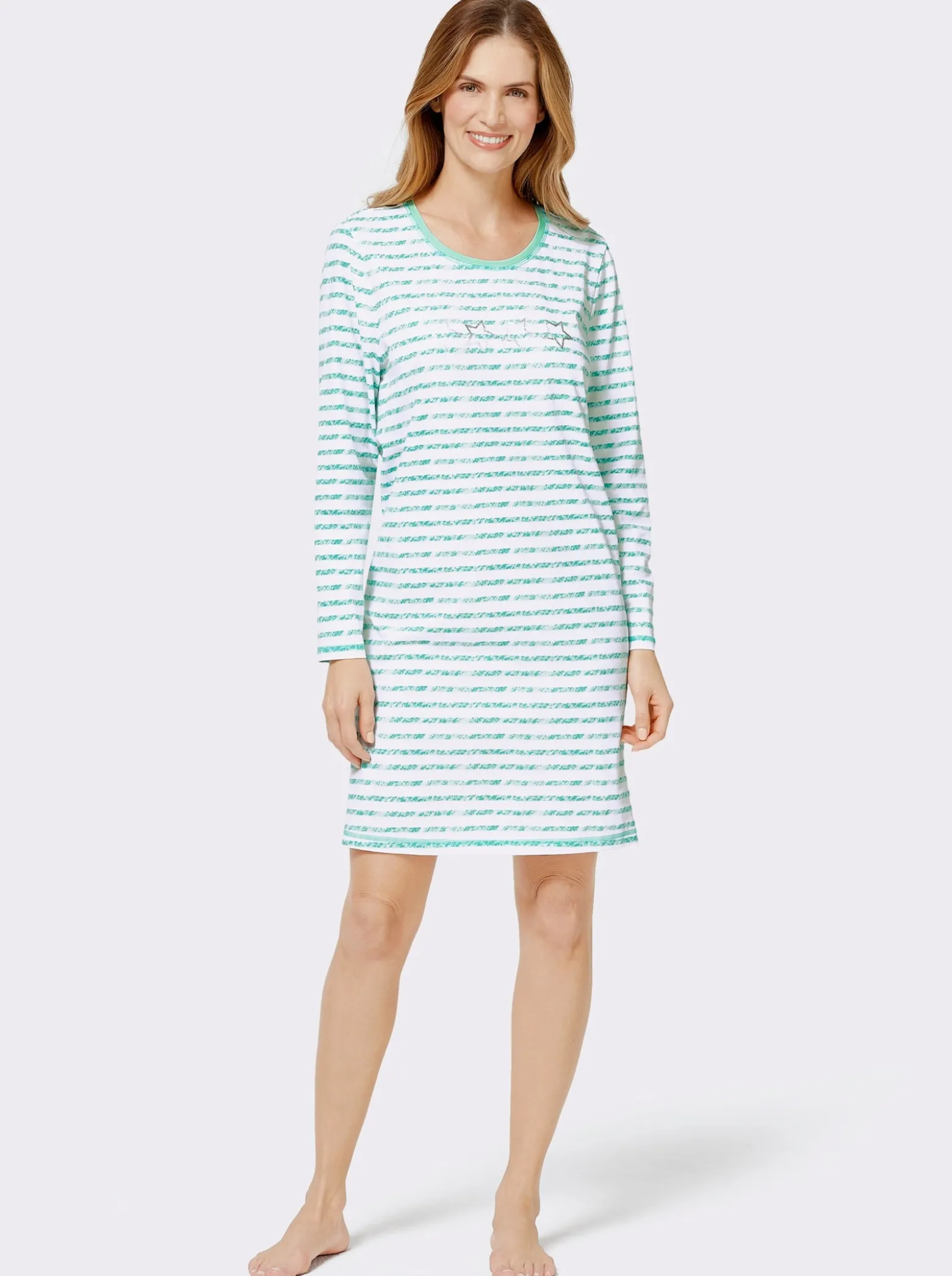 Langarm Sleepshirts