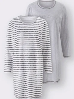 Langarm Sleepshirts