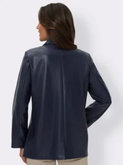 Lederimitatjacke für die Übergangszeit