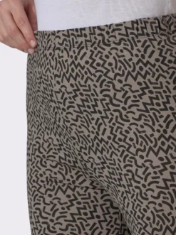 Leggings im grafischen Druckmuster