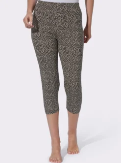 Leggings im grafischen Druckmuster