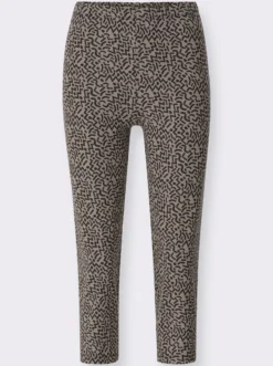 Leggings im grafischen Druckmuster