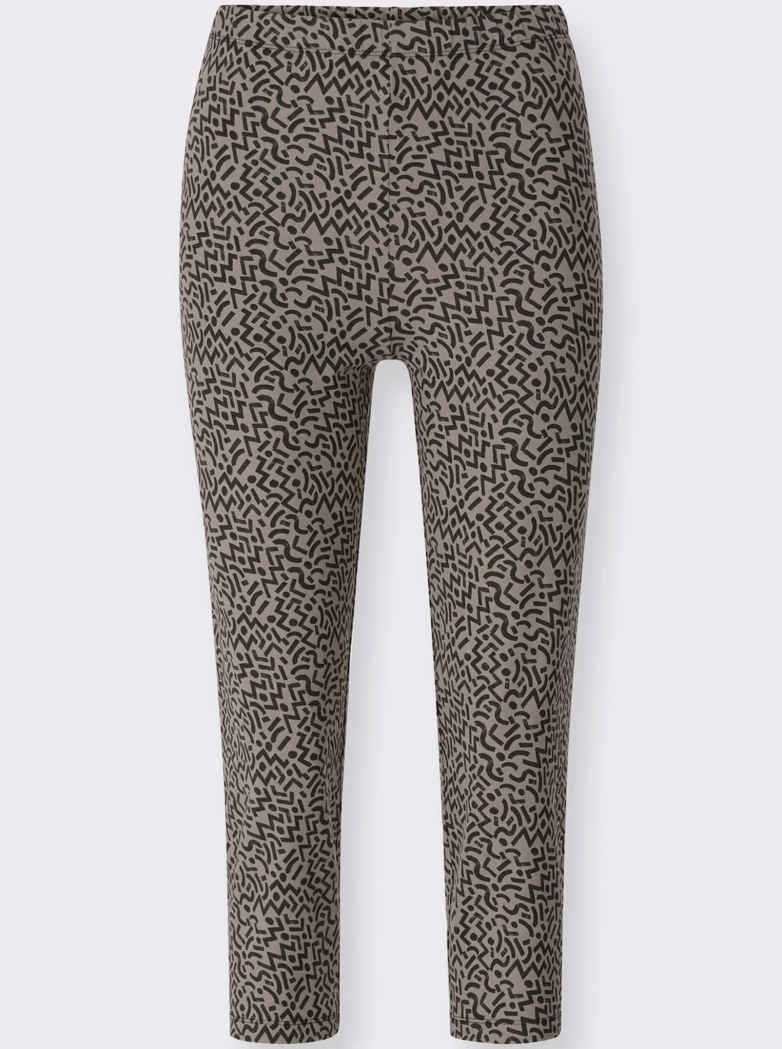Leggings im grafischen Druckmuster
