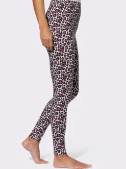 Leggings im Leo-Dessin