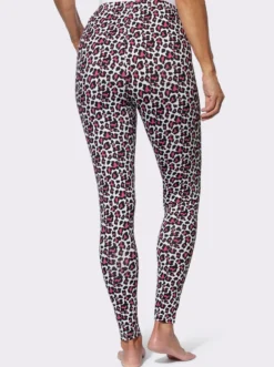 Leggings im Leo-Dessin
