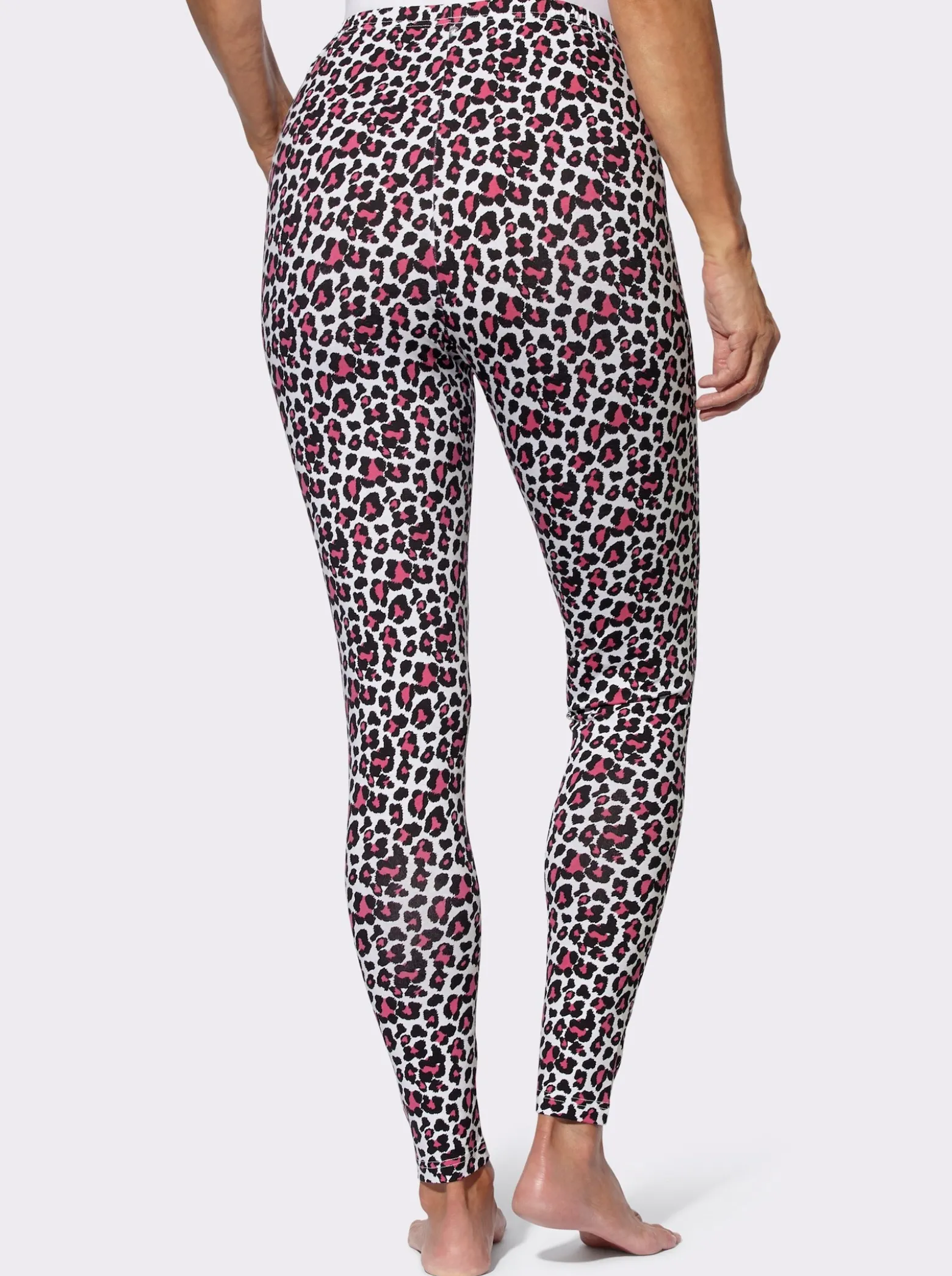Leggings im Leo-Dessin