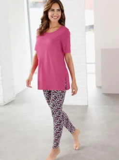 Leggings im Leo-Dessin