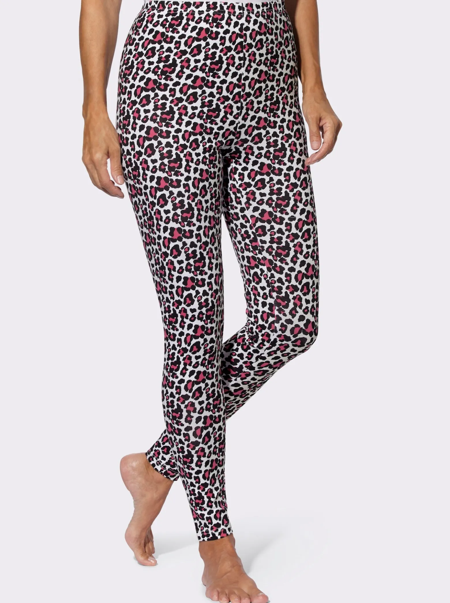 Leggings im Leo-Dessin
