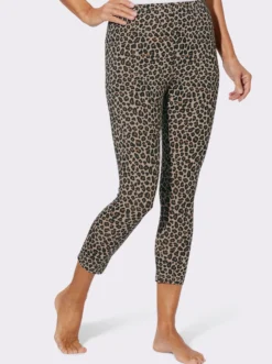 Leggings im Leo-Dessin