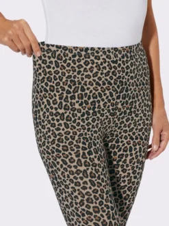 Leggings im Leo-Dessin