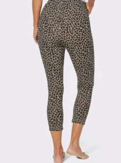 Leggings im Leo-Dessin