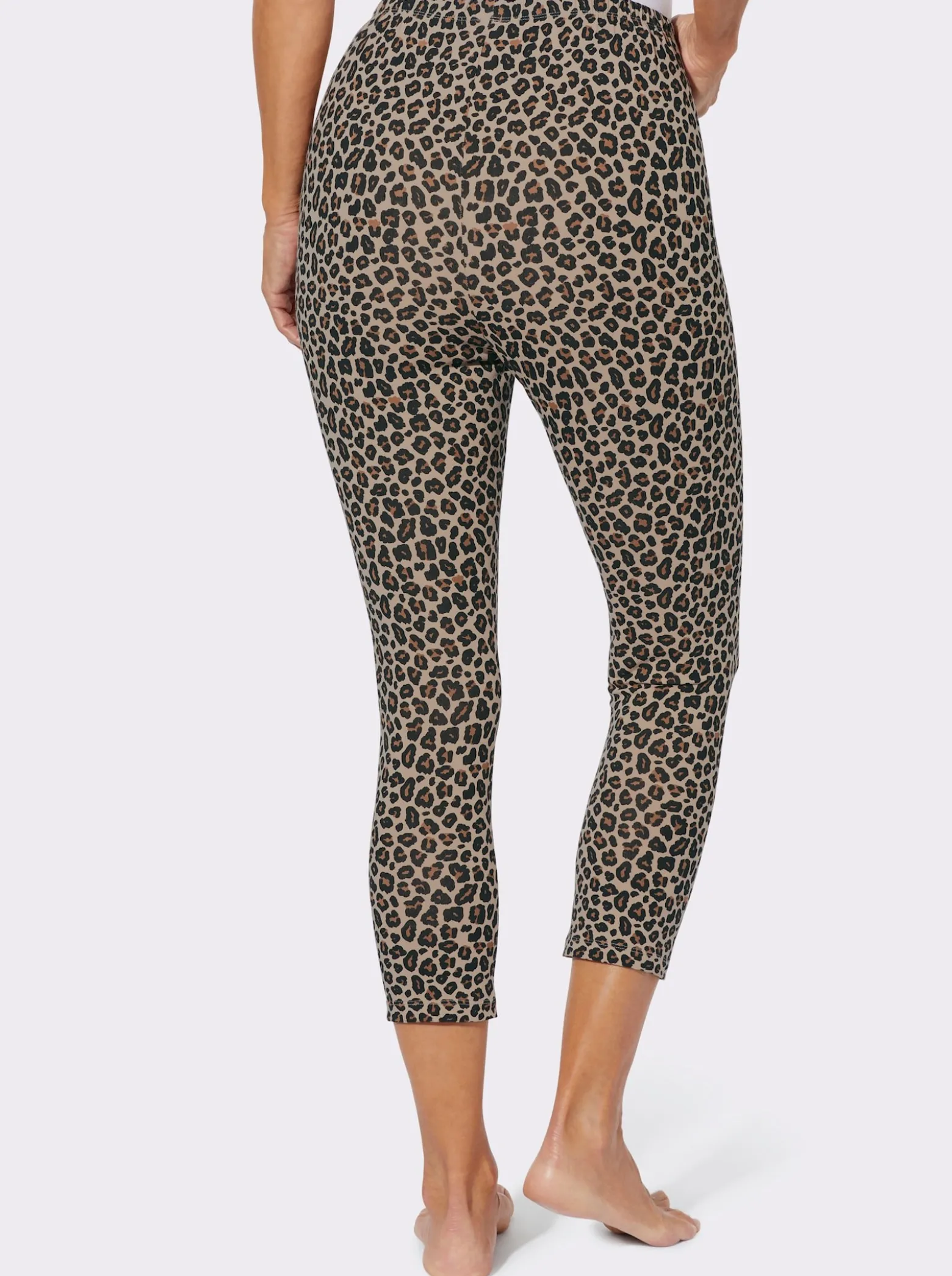 Leggings im Leo-Dessin