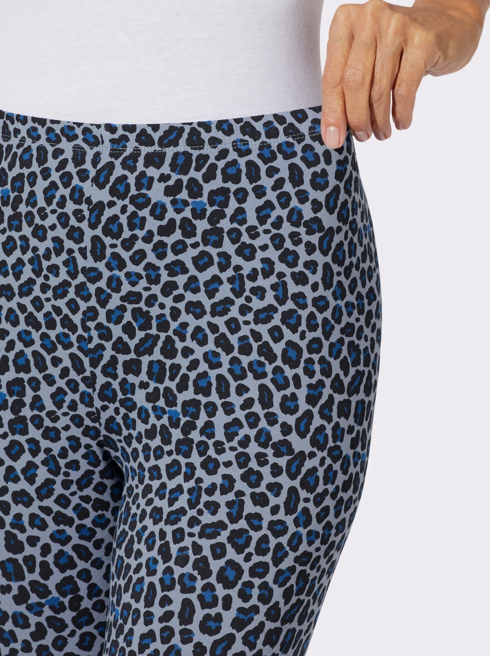 Leggings im Leo-Dessin