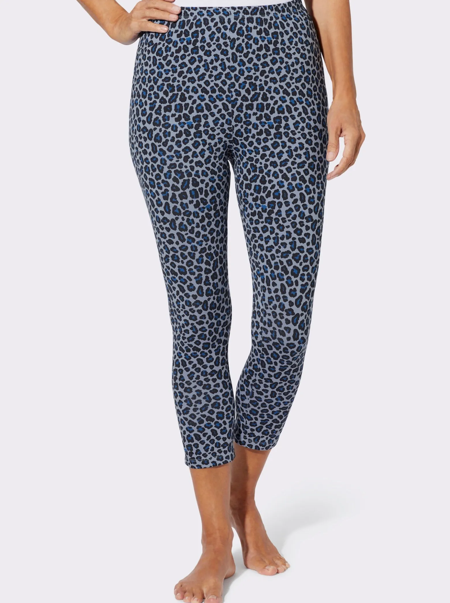 Leggings im Leo-Dessin