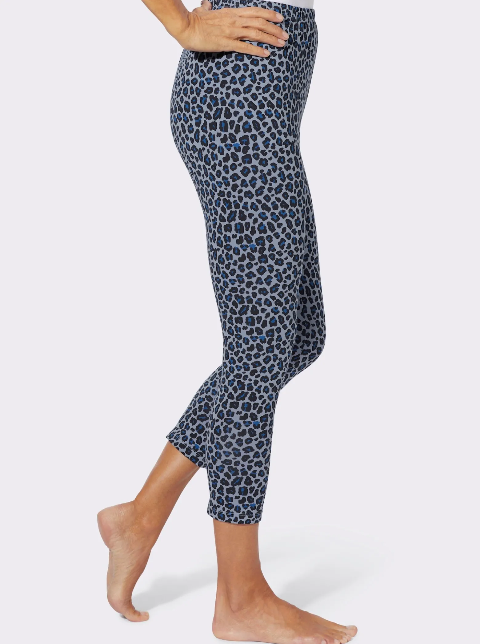 Leggings im Leo-Dessin